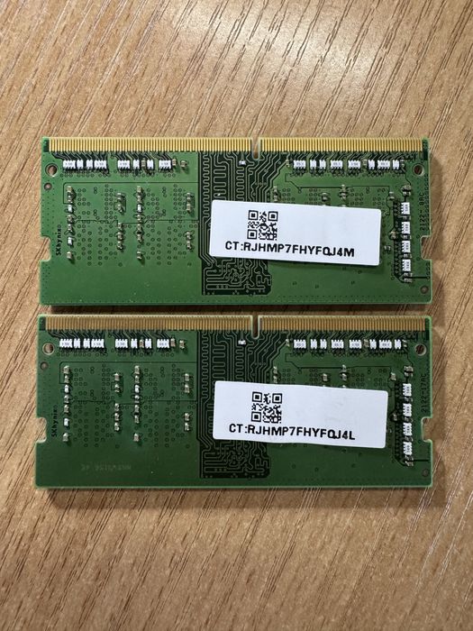 RAM DDR4  4 gb 2 штук 3200 Mhgz SODIM