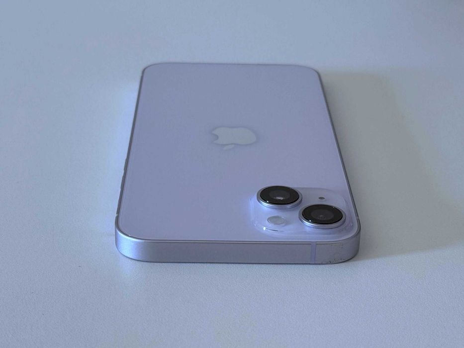 Бартер! Отличен! iPhone 14 Plus Midnight, Purple (Лилав) 83% Батерия.