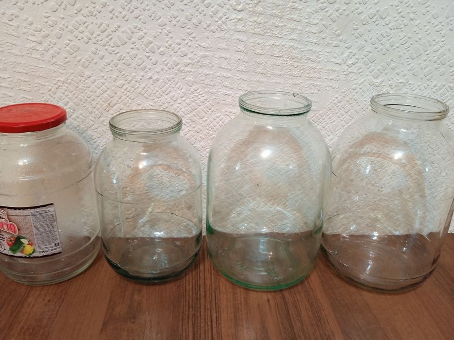 Банки стеклянные 4штуки