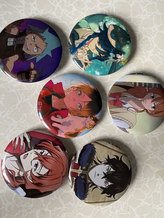 аниме значки ручная работа