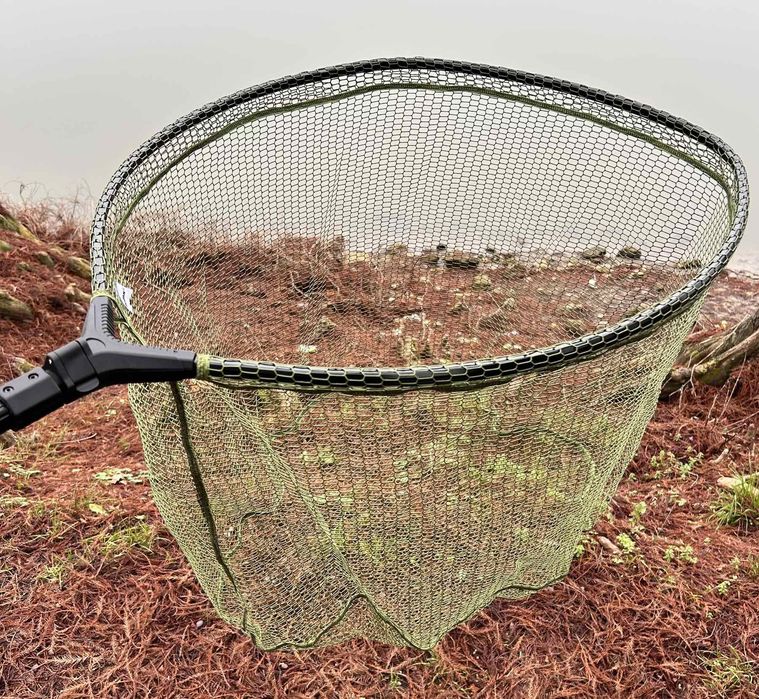 Риболовен кеп с гумирана мрежа