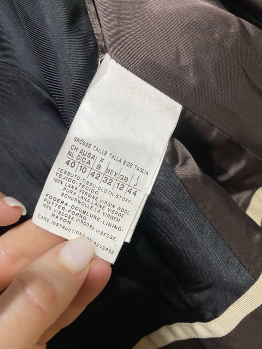 Вълнено палто Max Mara Studio с яка от лисица