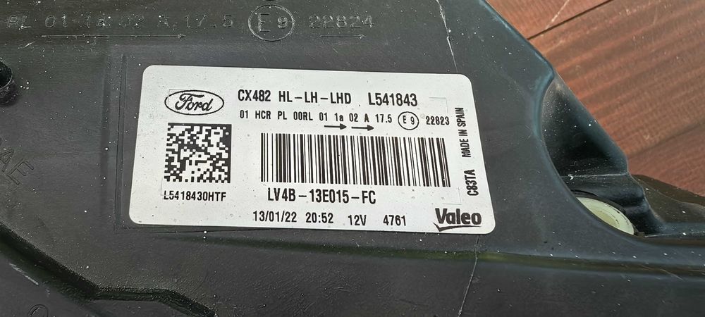 Ляв Full LED фар за Ford Kuga / Форд Куга