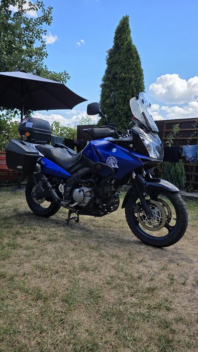 Suzuki V Strom DL650 complet accesorizat 3 cutii scut cric central mansoane incalzite anvelope noi