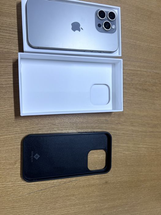 Iphone 15Pro Max 512 gb full, silver, impecabil baterie 88% originala