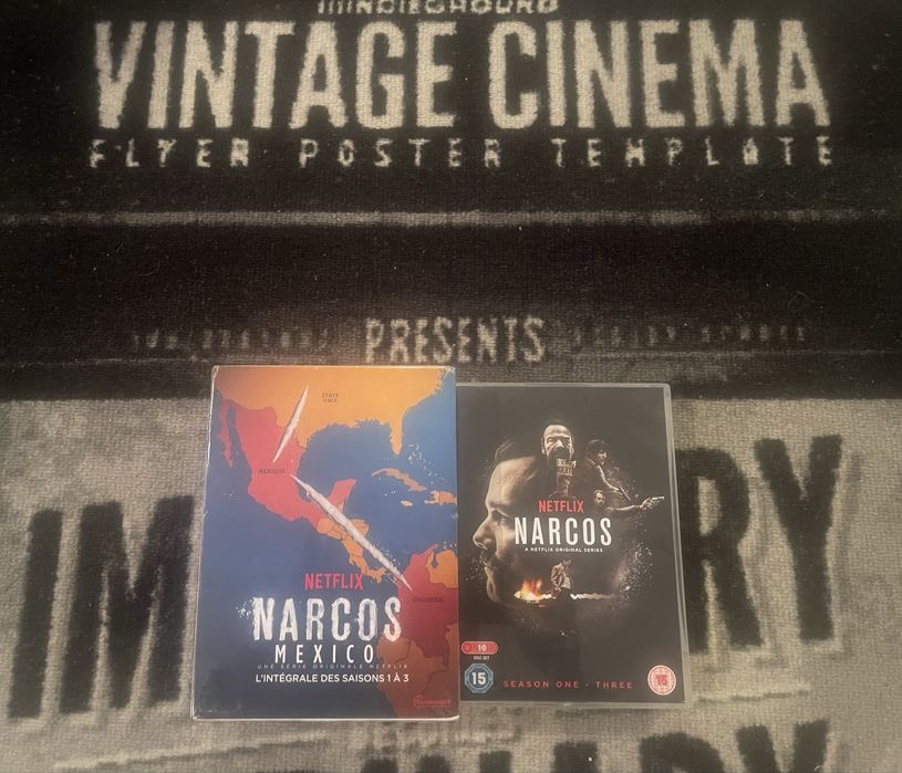 Film Serial Narcos / Narcos Mexico Conplete Collection DVD Originale
