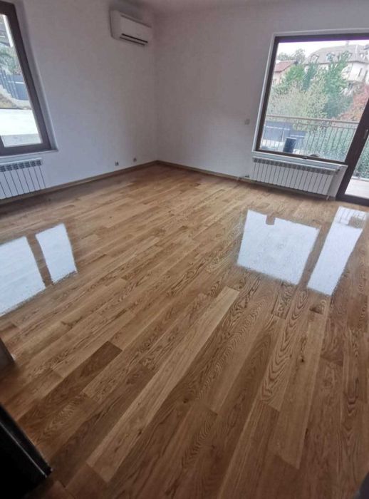 Циклене, лакиране, фугиране, редене и пренареждане на паркет