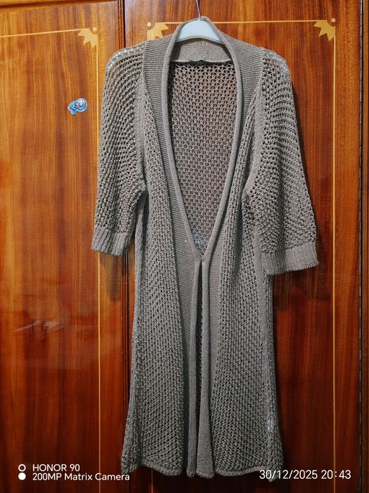 Blazer dama, bej-auriu-tabac