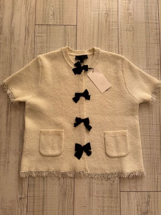 Разкошна жилетка ZARA панделки