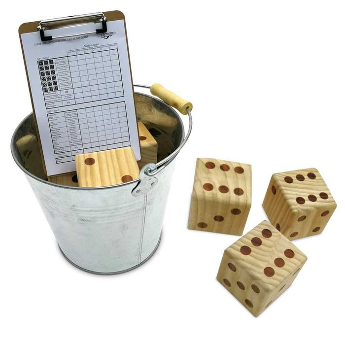НОВИ! Големи дървени зарове - Генерал, Yahtzee, Йетзи / Garden Edition