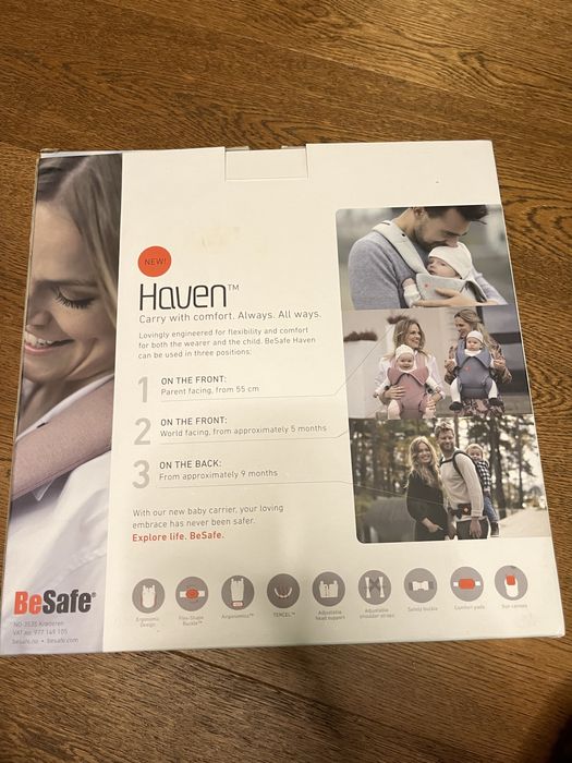 Ергономична Раница за Бебе BeSafe Haven