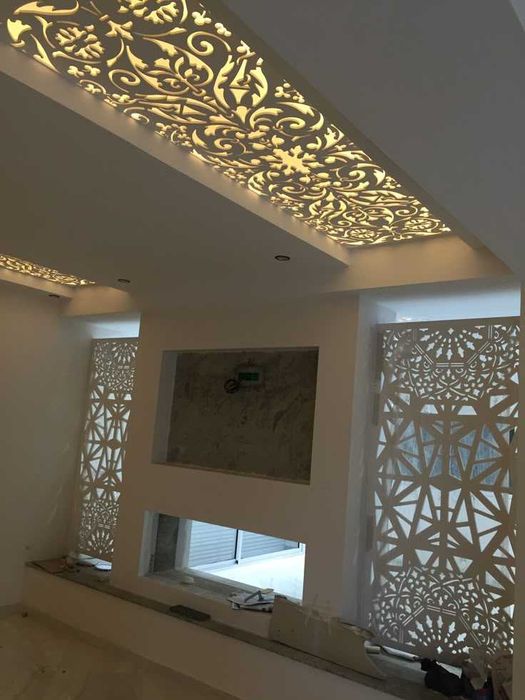 Дизайнерский потолок, грильято, металлический потолок от производителя