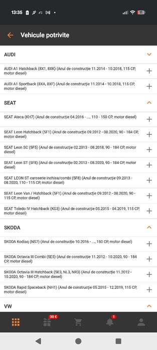 Alternator Audi,Vw,Skoda,Seat după 2012-2026