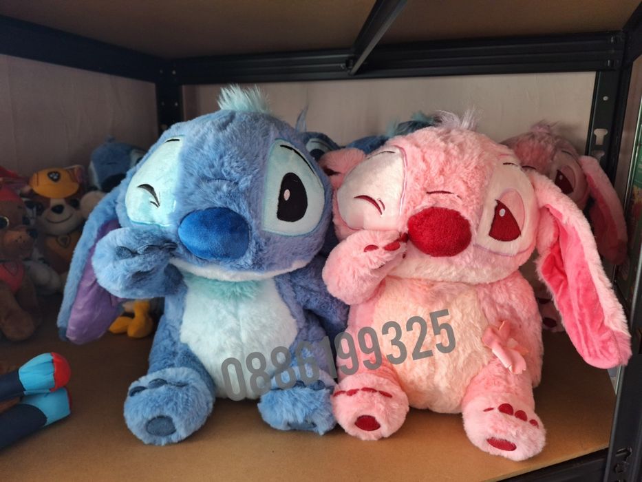 Плюшен Стич, Плюшена играчка Stitch Намигнал, 35см