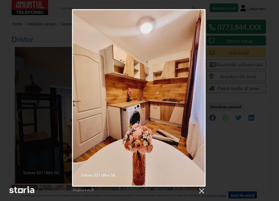 Apartament 1 camera Dristor