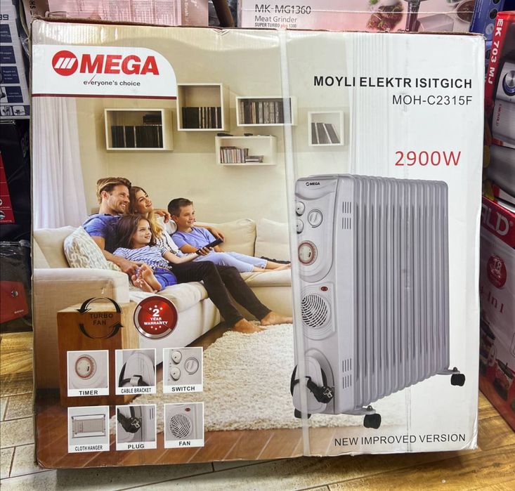 Масляный обогреватель Mega Дубай оригинал