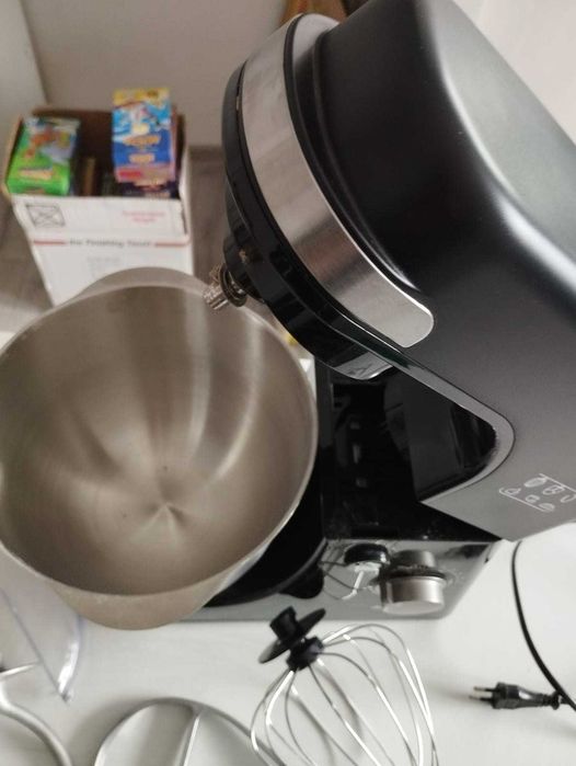 Mixer Planetar Delimano Astoria Black 300W - Bol Inox - În stare perfectă