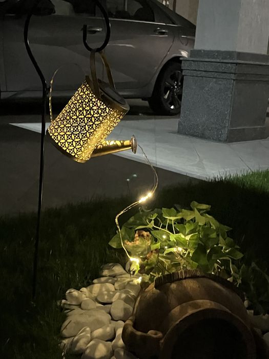 Декоративная Лейка для сада на солнечных батареях