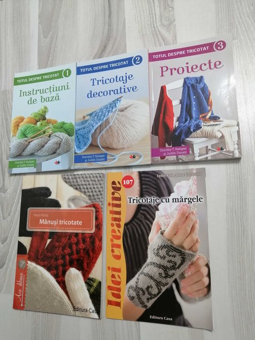 Pachet 5 carti Tricotaje