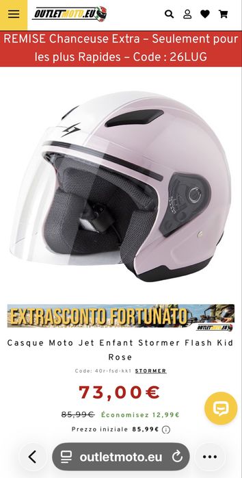 Casca moto Stormer