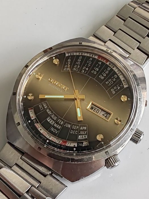 Ceas Orient Multi Year Calendar Automatic Anii '80 Funct Excelent!