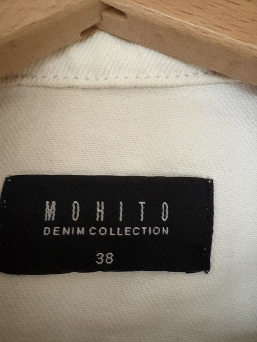 Уникално ръчно рисувано дънково яке Mohito , 38 размер