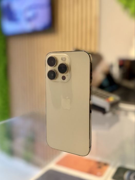 **ATS GSM**iPhone 14 Pro 256Gb Gold/ Baterie94% /Fact+Gar 12 luni