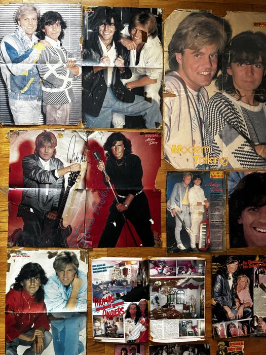 Colectie rara postere originale Modern Talking