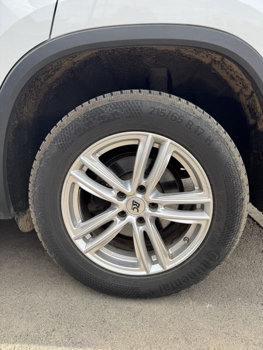Jante Aliaj 17” 5x112 Audi/ Skoda/ VW/ Seat si anvelope Continental 215/65/17 99H