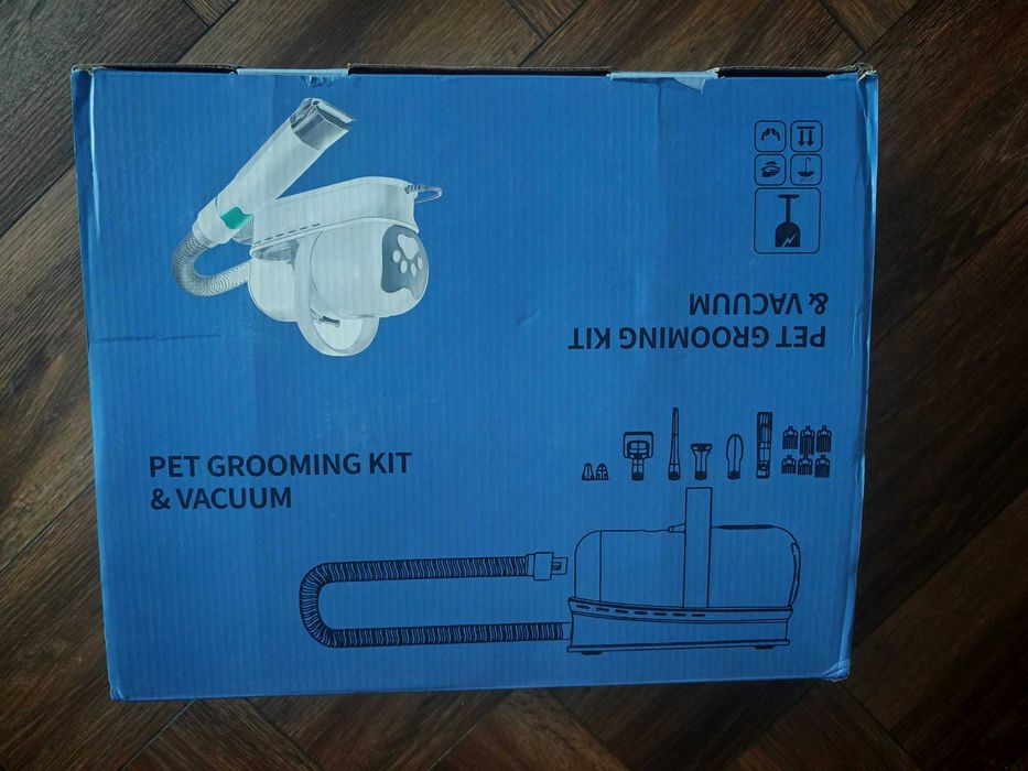 Kit de ingrijire animale SoSar® cu aspirator 7 in 1, pentru caini si pisici, 230V