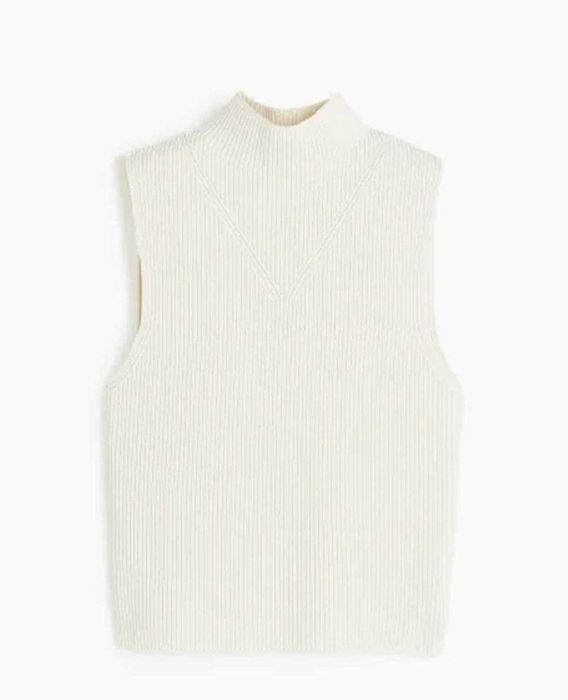 Топ трикотажный без рукавов HM новый