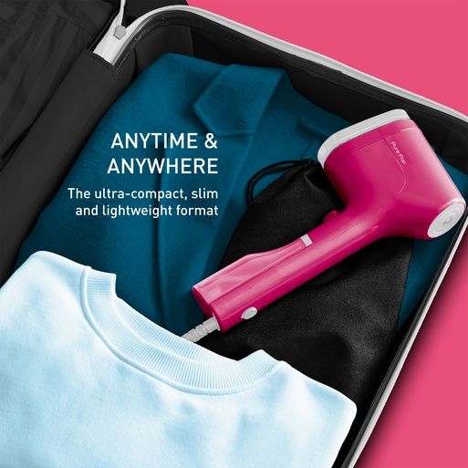 Нов  ръчен уред за гладене с пара Tefal Pure Pop DT2023, Розов