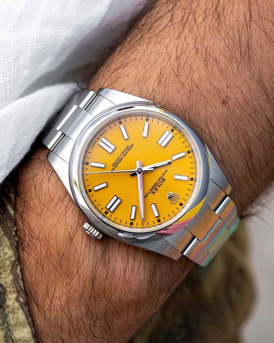 rolex datejust oyster сребрист/жълт