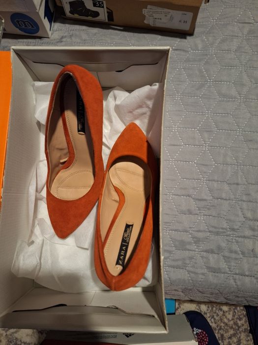 Pantofi piele Zara