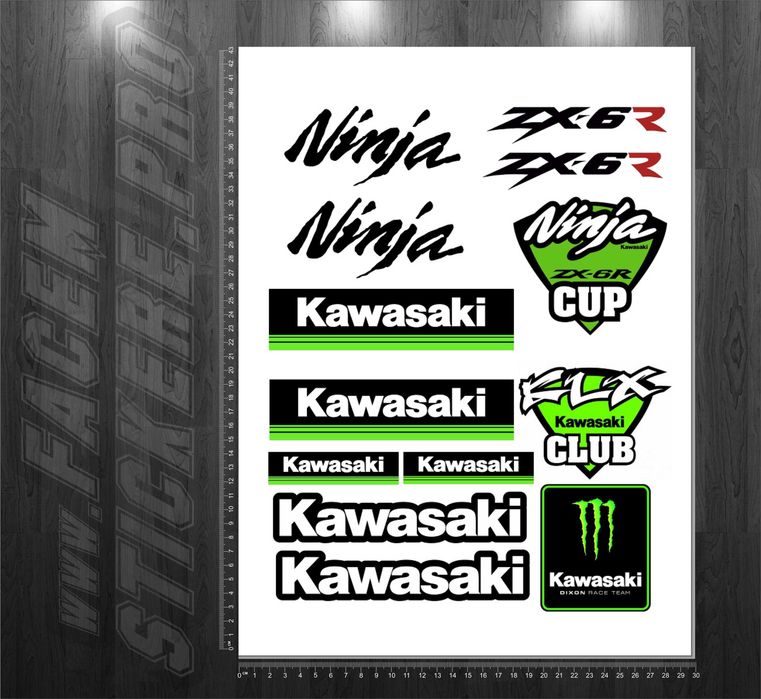 4+1 gratis Stickere Monster Ktm Honda Kawasaki Can Am Yamaha Suzuki