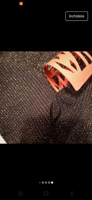 Maletă pe gât metalizată M