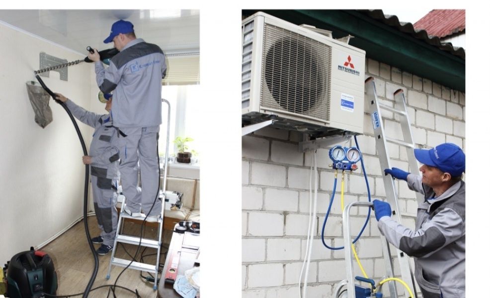 Установка кондиционера