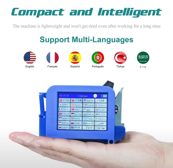 Маркиратор датер апарат сана дата штрих QR код ручной мини принтер