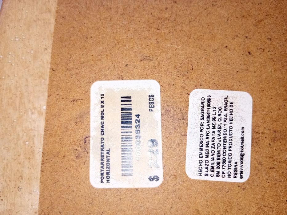 Ramă foto decorativă stil mayaș – suvenir Xcaret Mexic