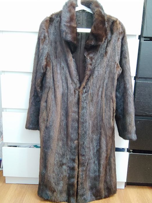 Шуба норковая коричневый