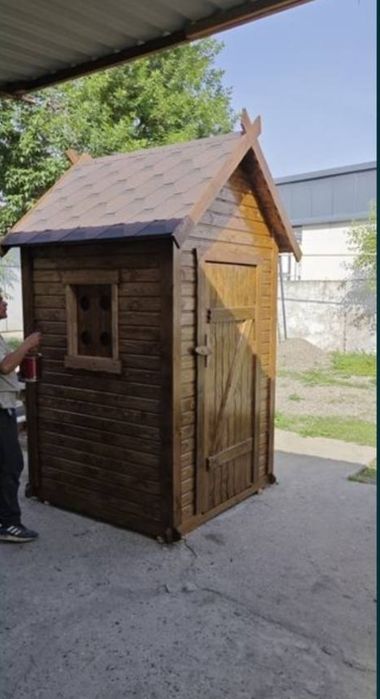 Дом, будка, вольер. Изготовление из дерева в Сергели.