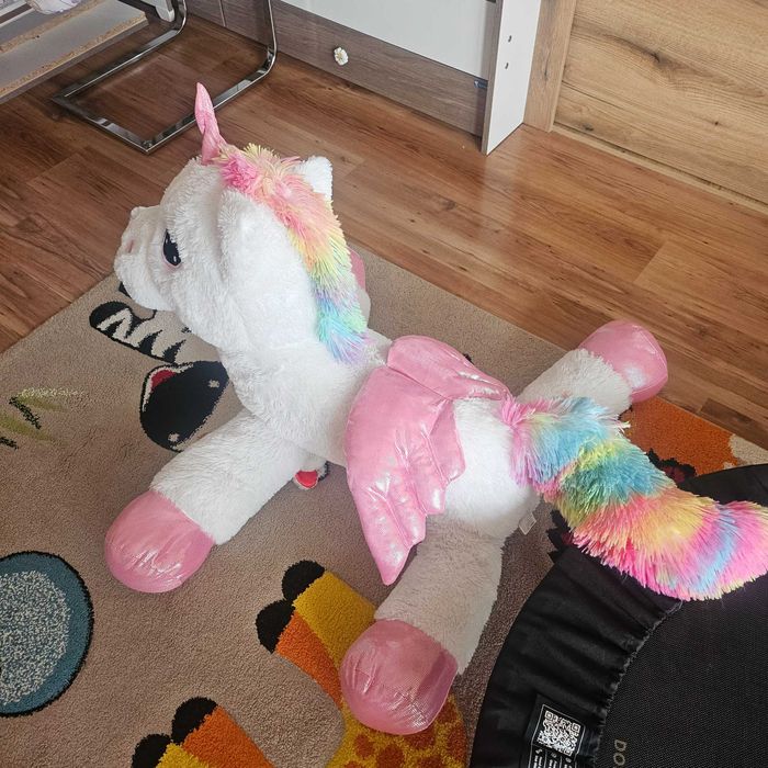 Голям плюшен Еднорог