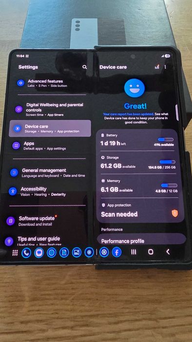 Изгодно! Samsung Zfold 5 изключително запазен и функционален!