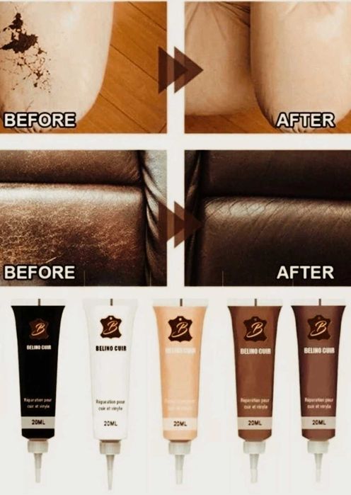 Жидкая кожа для востановления повреждений кожаных и подобных вещей