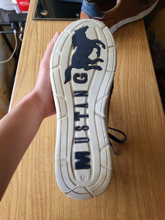 Обувки MUSTANG, размер-43, кафяви