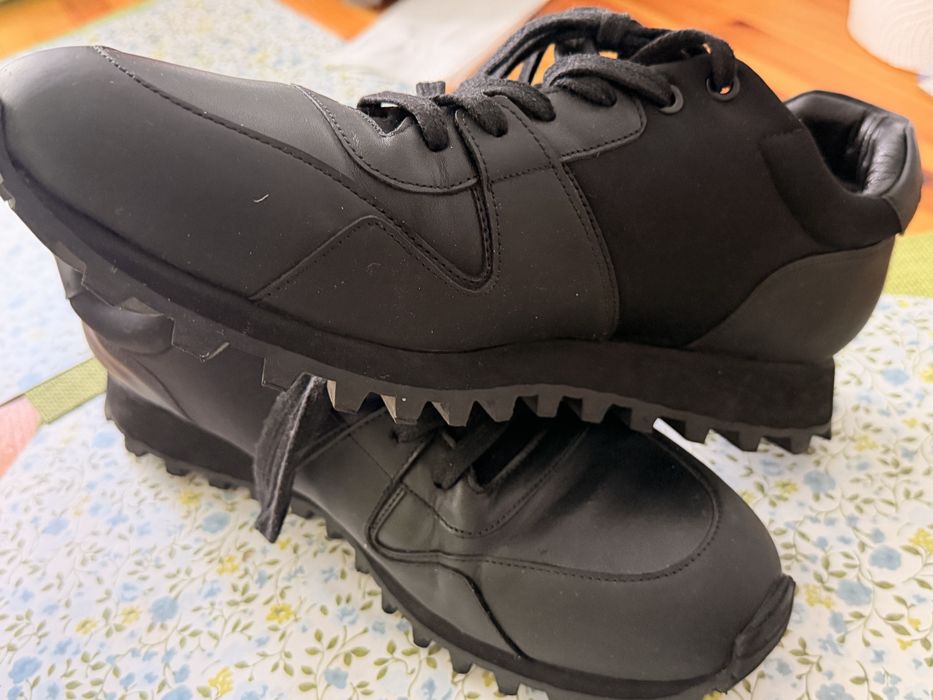 Adidași IL PASSO piele negri, chunky, talpă groasă, mărimea 44