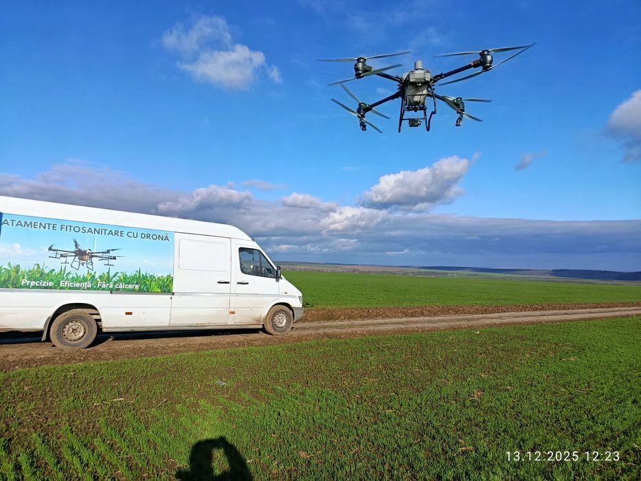 Prestez tratamente fitosanitare cu drona dji agras t50
