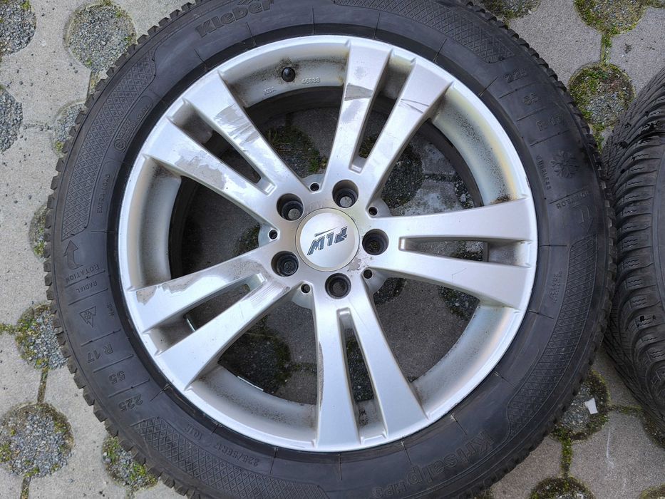 Зимни гуми с джанти Kleber Krisalp HP 3 225/55/17  (7.5Jx17 ET37 5x112 ) DOT 2024 за AUDI A6 C7 Avant. Стават и за A4 B8, A5, Q5.