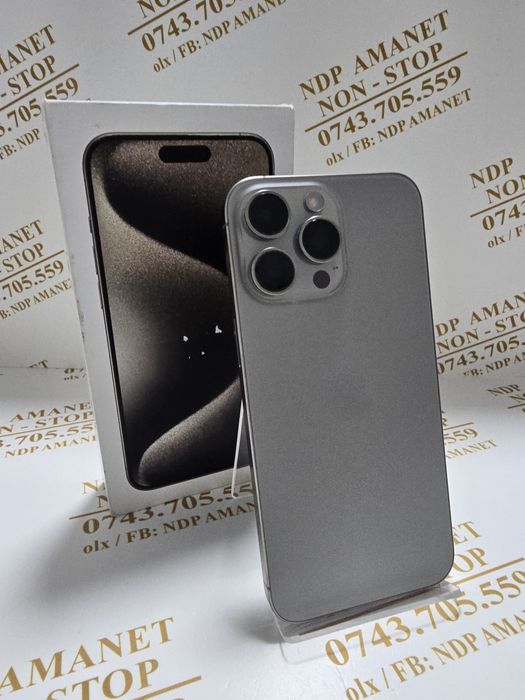 NDP Amanet Buzoieni 16 Margeanului Iphone 15 Pro Max ( 47425)