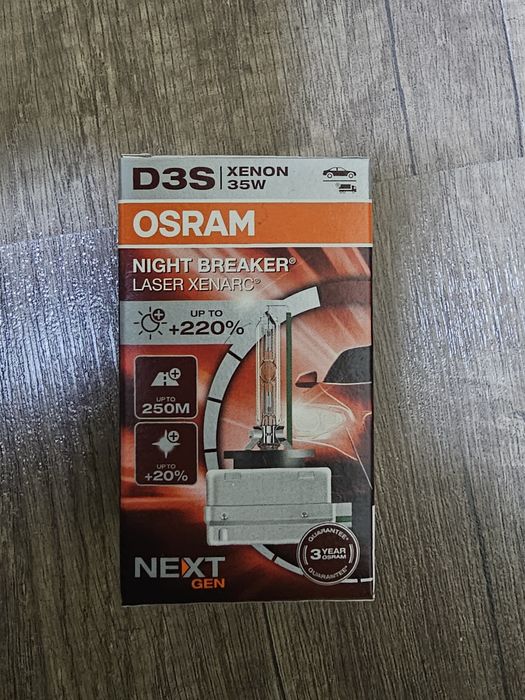 Xenon OSRAM D3S Night Breaker LASER NOU Original.